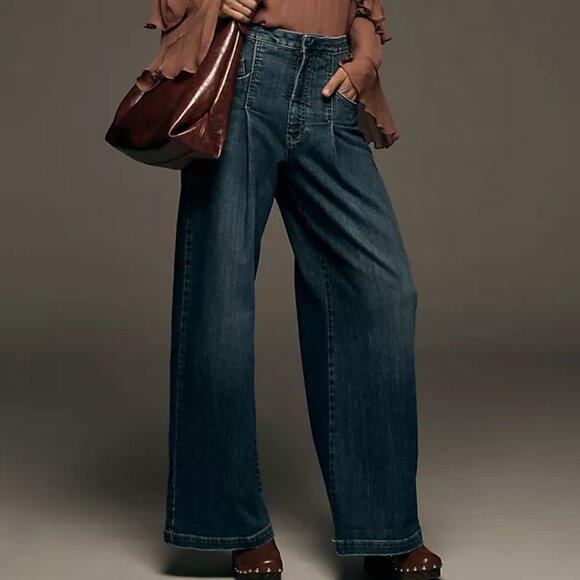 Anthropologie Denim - NWT Anthropologie Wide Leg Jeans